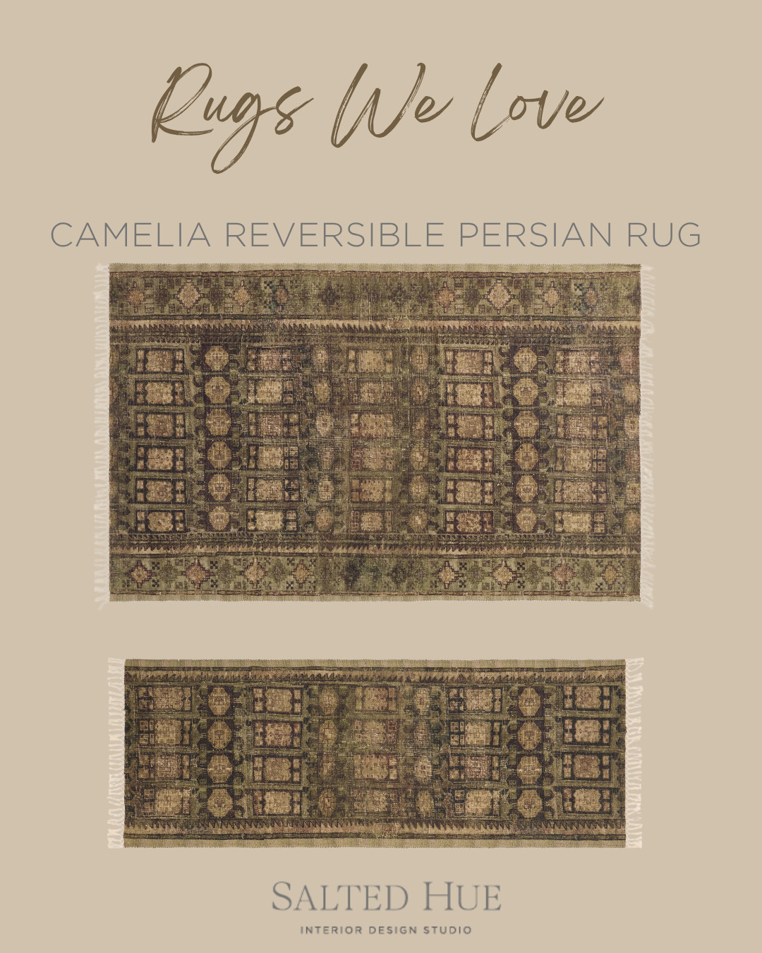 A designer favorite worth bookmarking. 🤎

We love a rug that can completely change the feeling of a room—and this reversible Persian rug from West Elm does just that.

A statement-making layer in the bedroom. A sleek runner in the kitchen. Vintage-inspired pattern without feeling overly traditional.

It’s low-pile, durable, reversible, and designed to mimic the intricate look of an heirloom rug without the heirloom price tag. 

 #LTKSeasonal #LTKHome