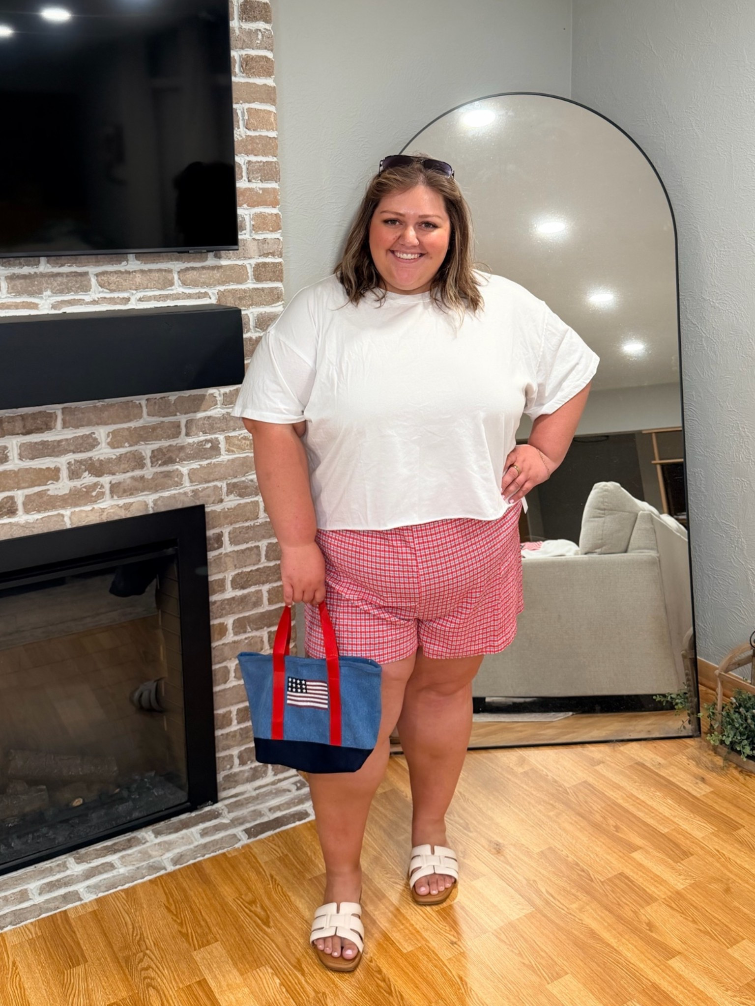 casual Americana summer outfit 

Plus size, size 3X

#LTKPlusSize #LTKSeasonal #LTKootd