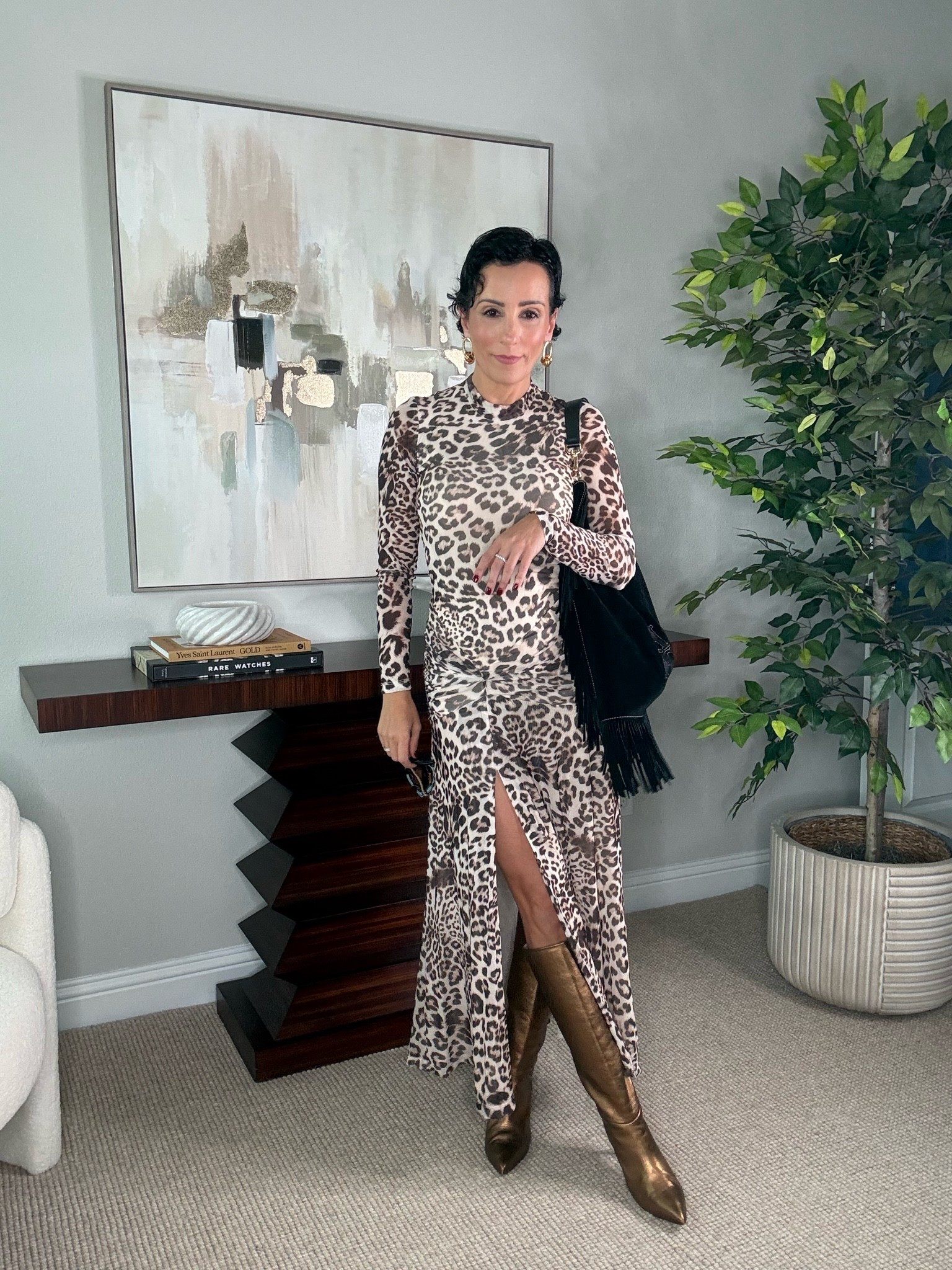 A leopard print dress is such a good way to bring pattern into a fall wardrobe. I love that it makes a statement on its own while still being easy to style with simple heels, boots or a jacket.

leopard print dress, animal print dress, fall dress, fall outfit, statement dress, midi dress, women’s dresses, dinner outfit, fall fashion, stylewitheugenia

#LTKootd #LTKOver40 #LTKSeasonal