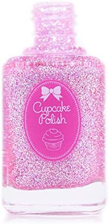 Cupcake Polish Wish - baby pink glitter holographic nail polish | Amazon (US)