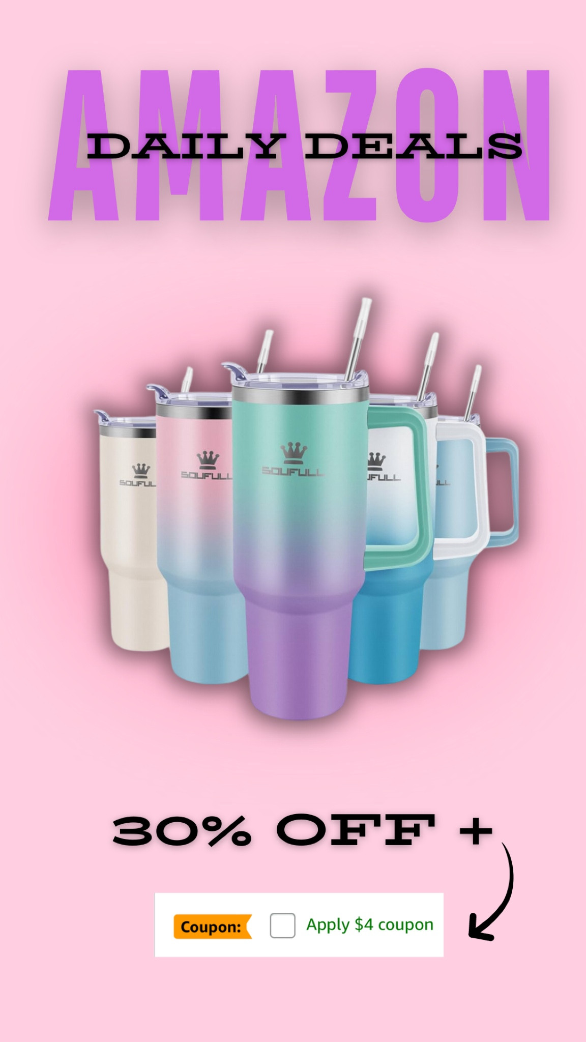 40 oz tumbler available in multiple colors 
Amazon lightning deals

#LTKSummerSales #LTKSaleAlert