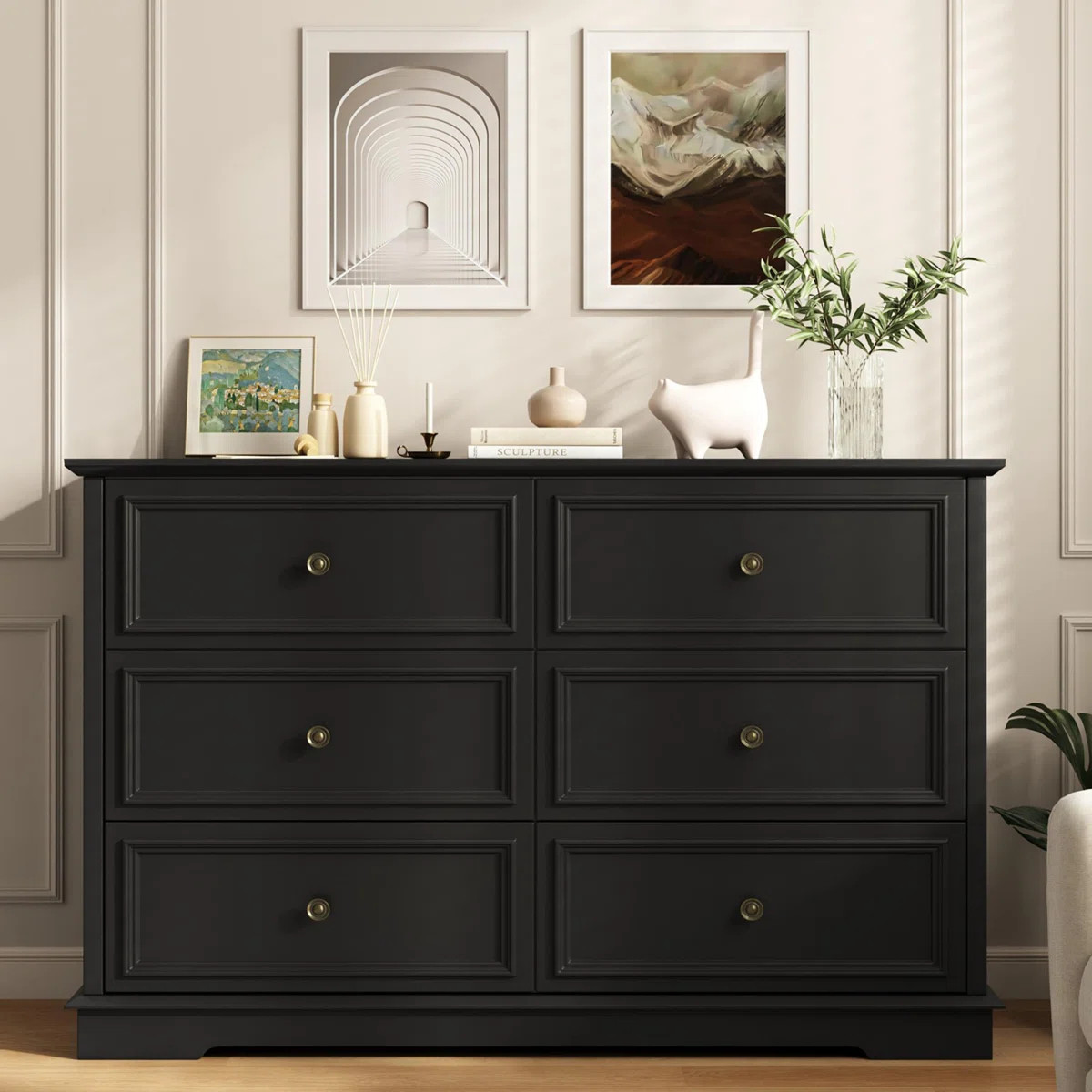 Valera 6 Drawer 47.2" W Double Dresser | Wayfair North America
