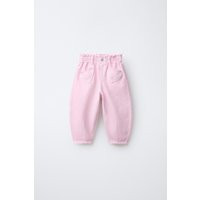 Zara - Pantaloni Twill Baggy Tasche A Cuore - Rosa - 1½ Anni (86 Cm) - Bambini | Zara IT