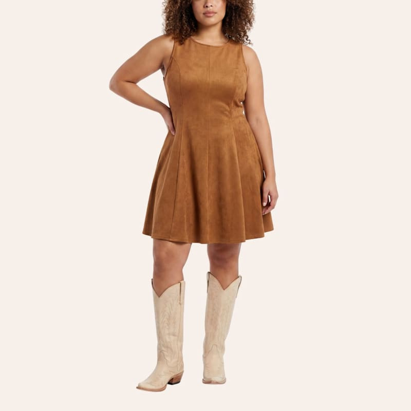 Rockin' C Women's Faux Suede Mini Dress - Plus Sizes - 2X - From Cavender's | Cavender's