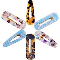 10 Pcs Hair Clips Pearl Hair Barrettes Fashion Geometric Acrylic Resin Alligator Hair Clips Hair ... | Amazon (US)