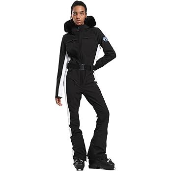 GSOU SNOW Women's Snowsuit One Piece Ski Suit Jumpsuits Waterproof Ski Onesies Snowboardsuit Insu... | Amazon (US)