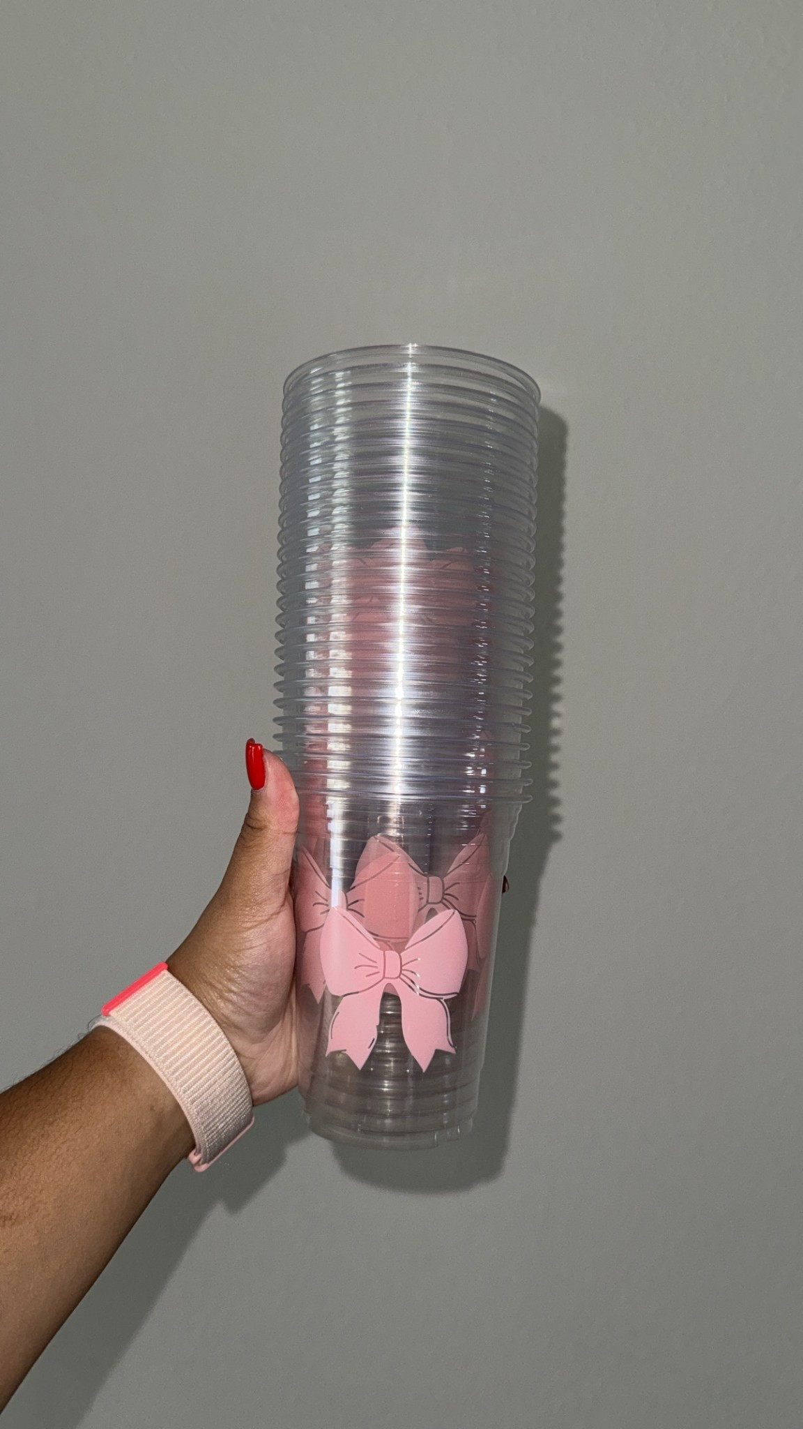 Cute bow cups with lids and straws 

#LTKTravel #LTKHome #LTKParties