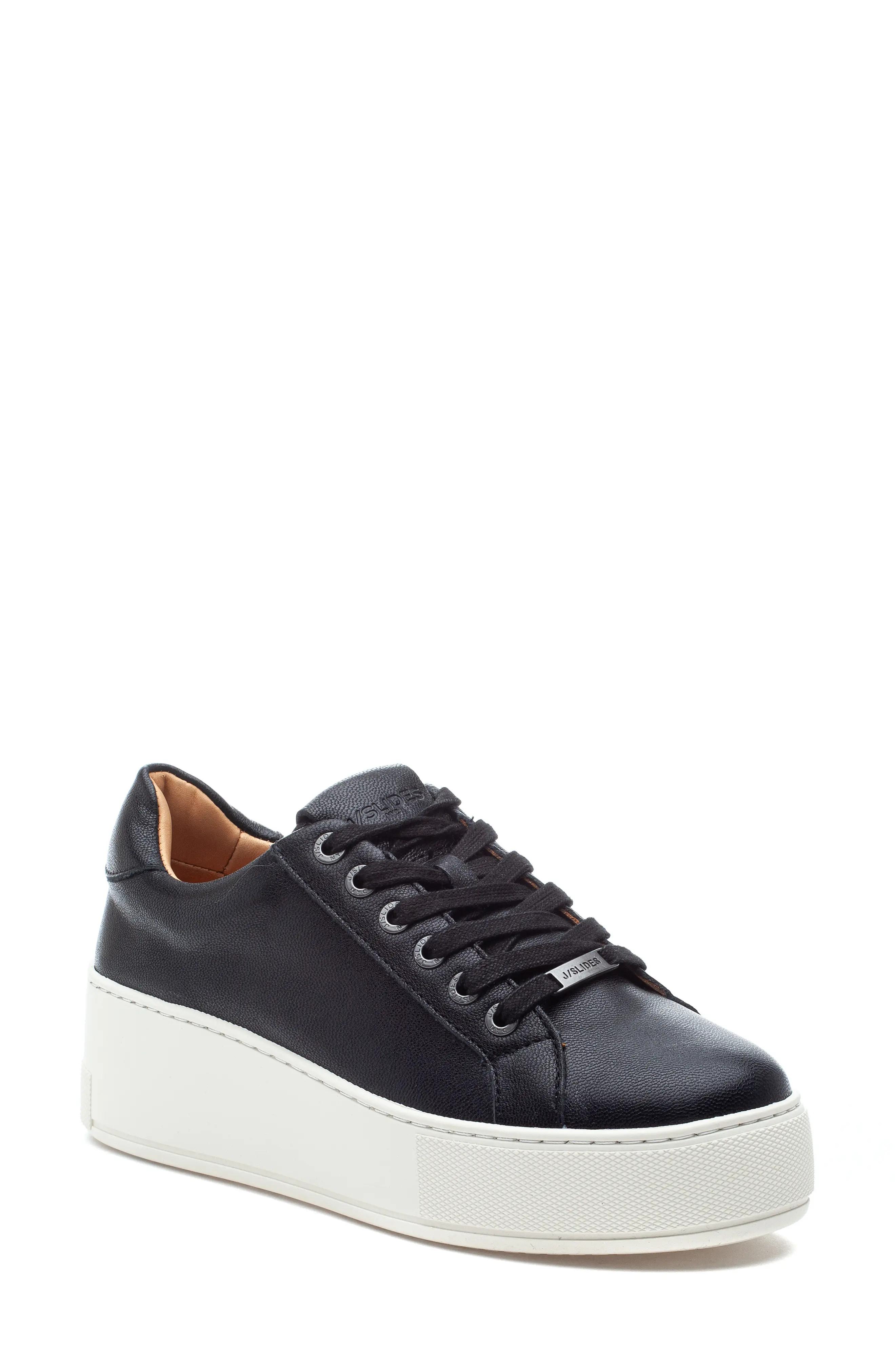 JSlides Maya Platform Sneaker in Black at Nordstrom, Size 9.5 | Nordstrom
