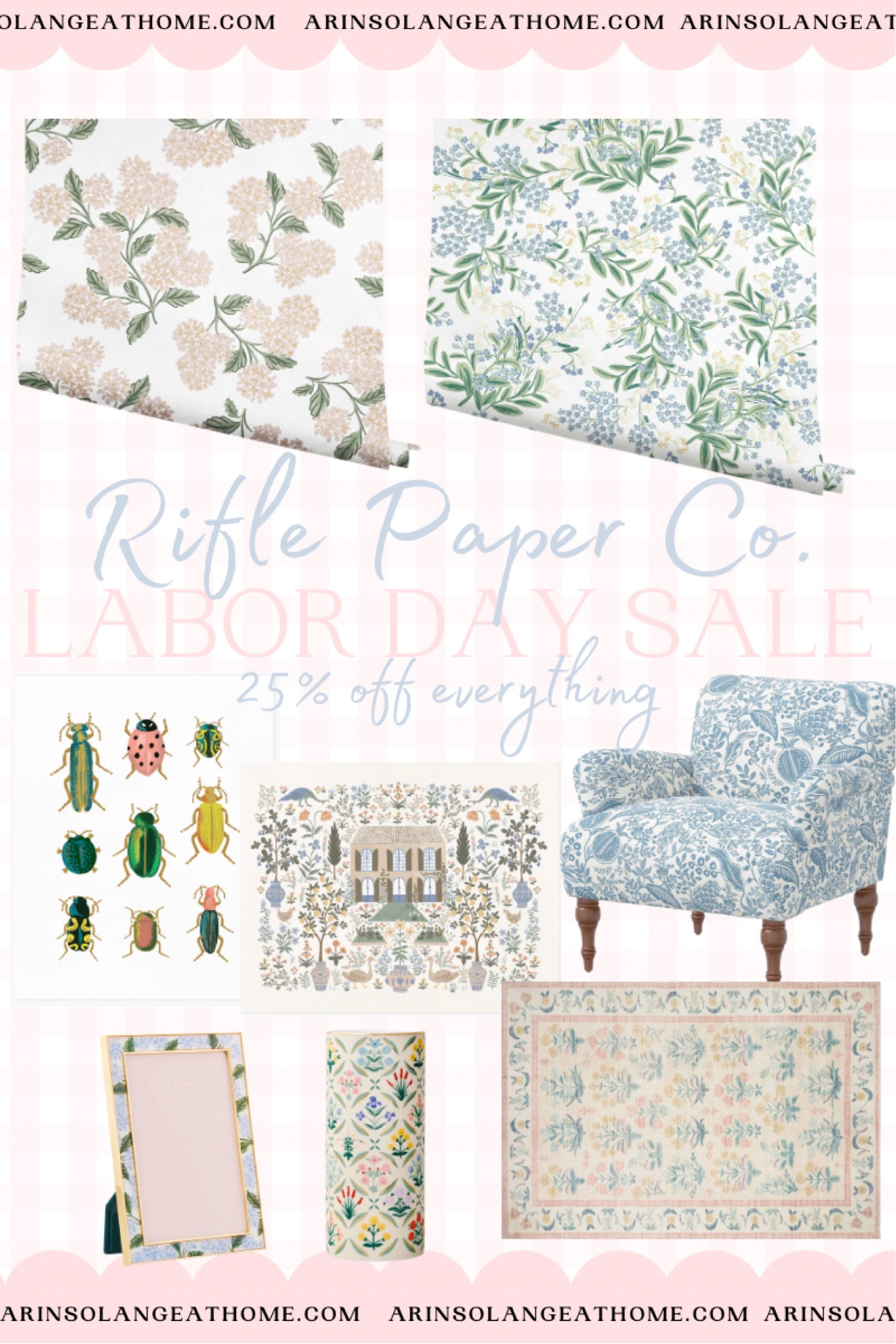 Rifle Paper Co LDW sale is on! 25% off everything including wallpapers! 

#LTKhome #LTKsalealert #LTKSale