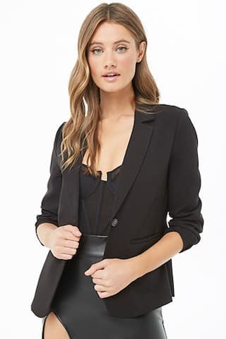 Notched Collar Blazer | Forever 21 (US)