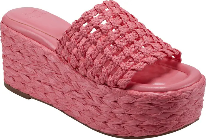 Priya Woven Jute Platform Slide Sandal (Women) | Nordstrom