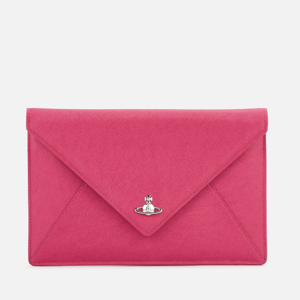 Vivienne Westwood Women's Victoria Envelope Clutch Bag - Pink | Coggles (Global)
