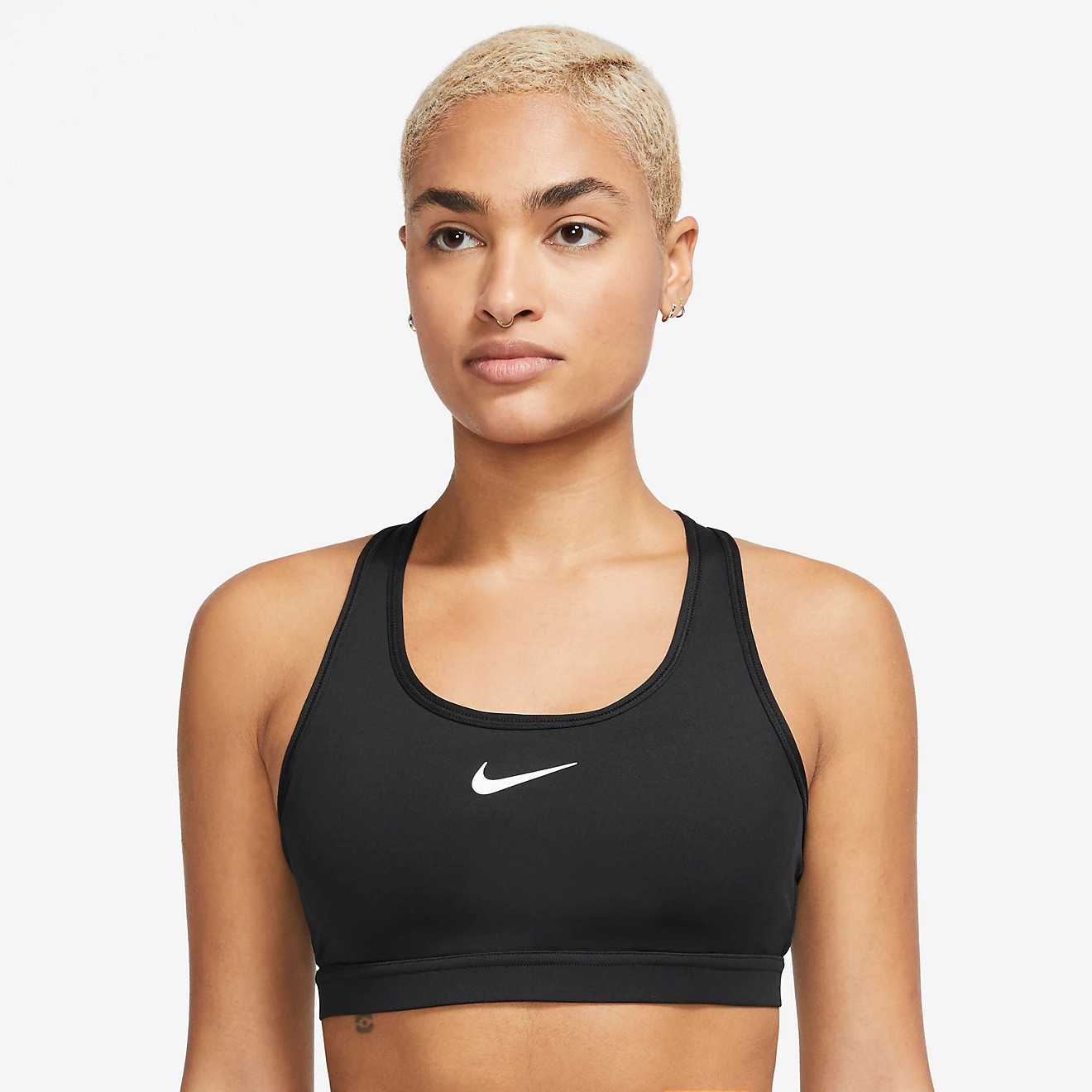 Nike Women's Swoosh Padded Medium Support Sports Bra | Academy Sports + Outdoors
