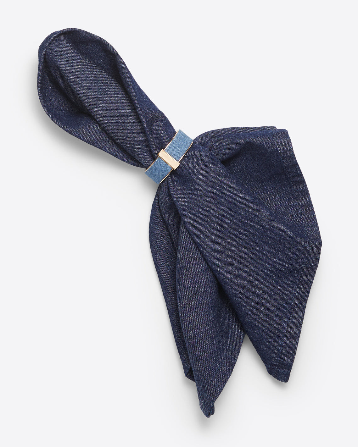 Napkin Rings in Chambray (Set of 4) | Draper James (US)