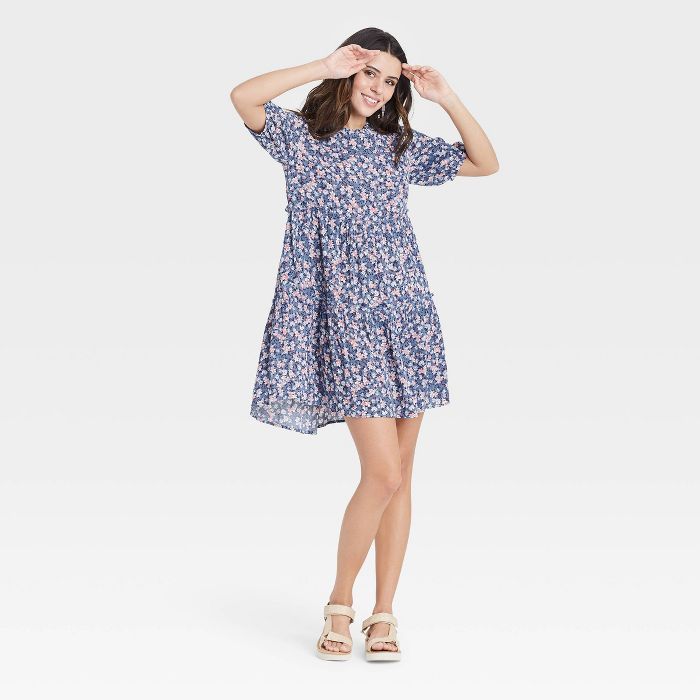 Women's Short Sleeve Babydoll Dress - Knox Rose™ | Target
