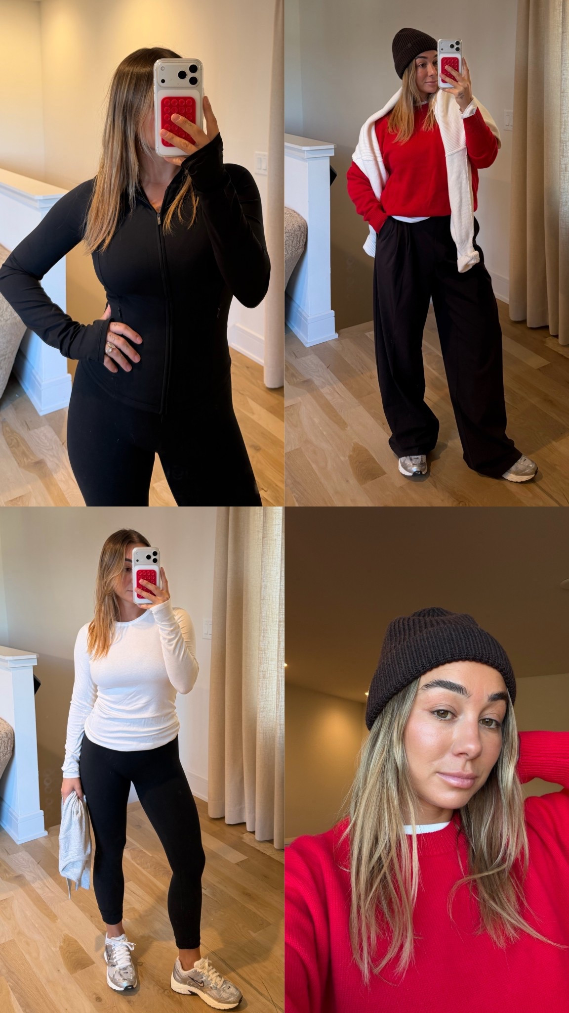 @lululemon #lululemoncreator #ad

Hold Tight Long-Sleeve Shirt, White / Size 6
Hold Tight Long-Sleeve Shirt, Heathered Core Ultra Light Grey / Size 6
Daydrift High-Rise Wide-Leg Trouser *Regular, Sequoia / Size M
Wunder Train Full-Zip Jacket, Black / Size 6
lululemon Align™ High-Rise Pant 28", Black / Size 4

 Winter Walking outfit, Athleisure, active wear, lululemon looks