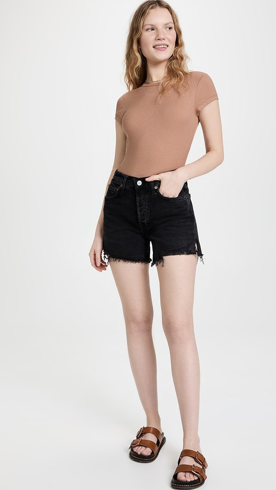 AGOLDE Parker Loose Fit Vintage Shorts | SHOPBOP | Shopbop