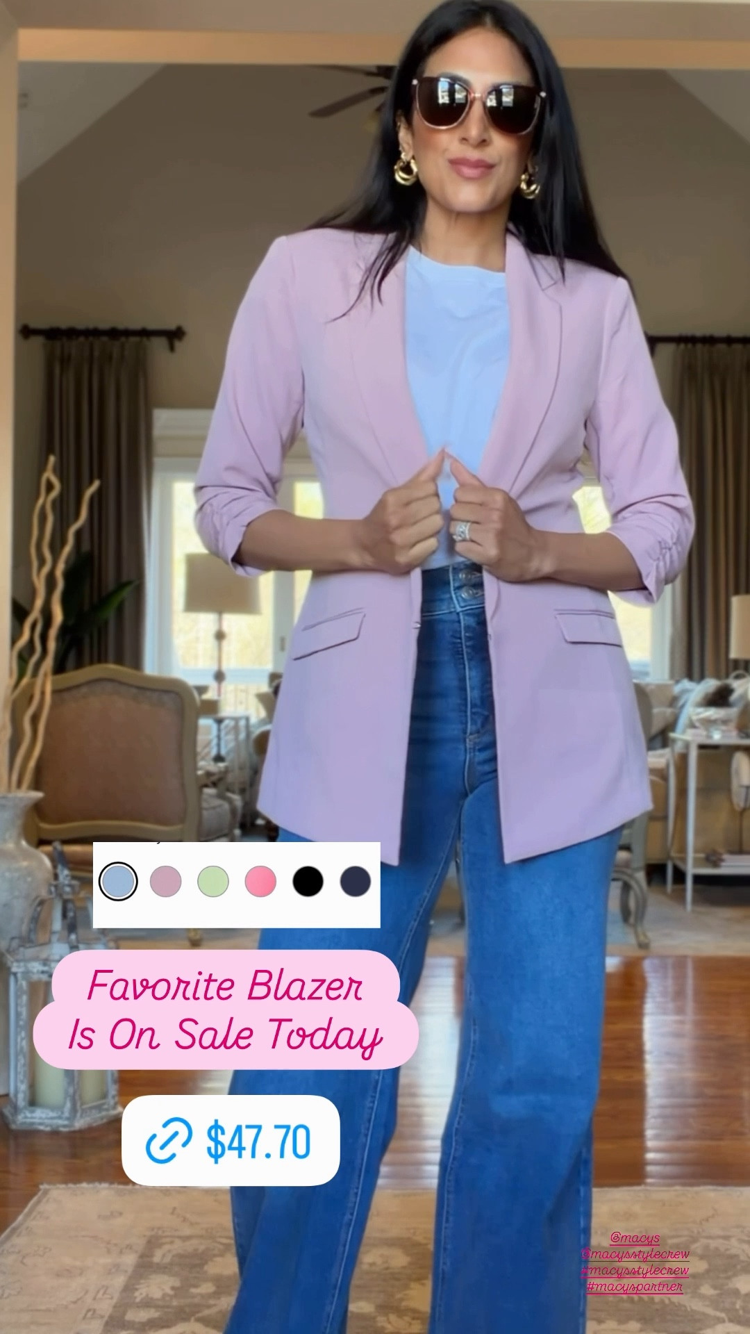 Perfect for layering between seasons!! My favorite blazer for less now in many colors! 

#LTKSpringSale #LTKootd #LTKSaleAlert