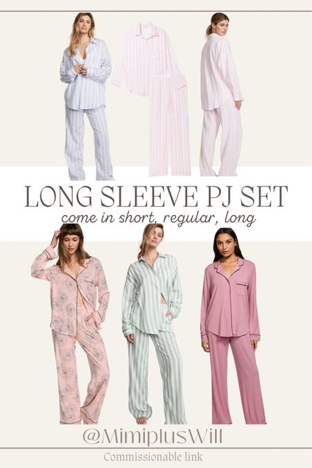 Long sleeve PJ sets that come in short, regular, and tall!

#LTKFindsUnder100 #LTKHome #LTKSeasonal