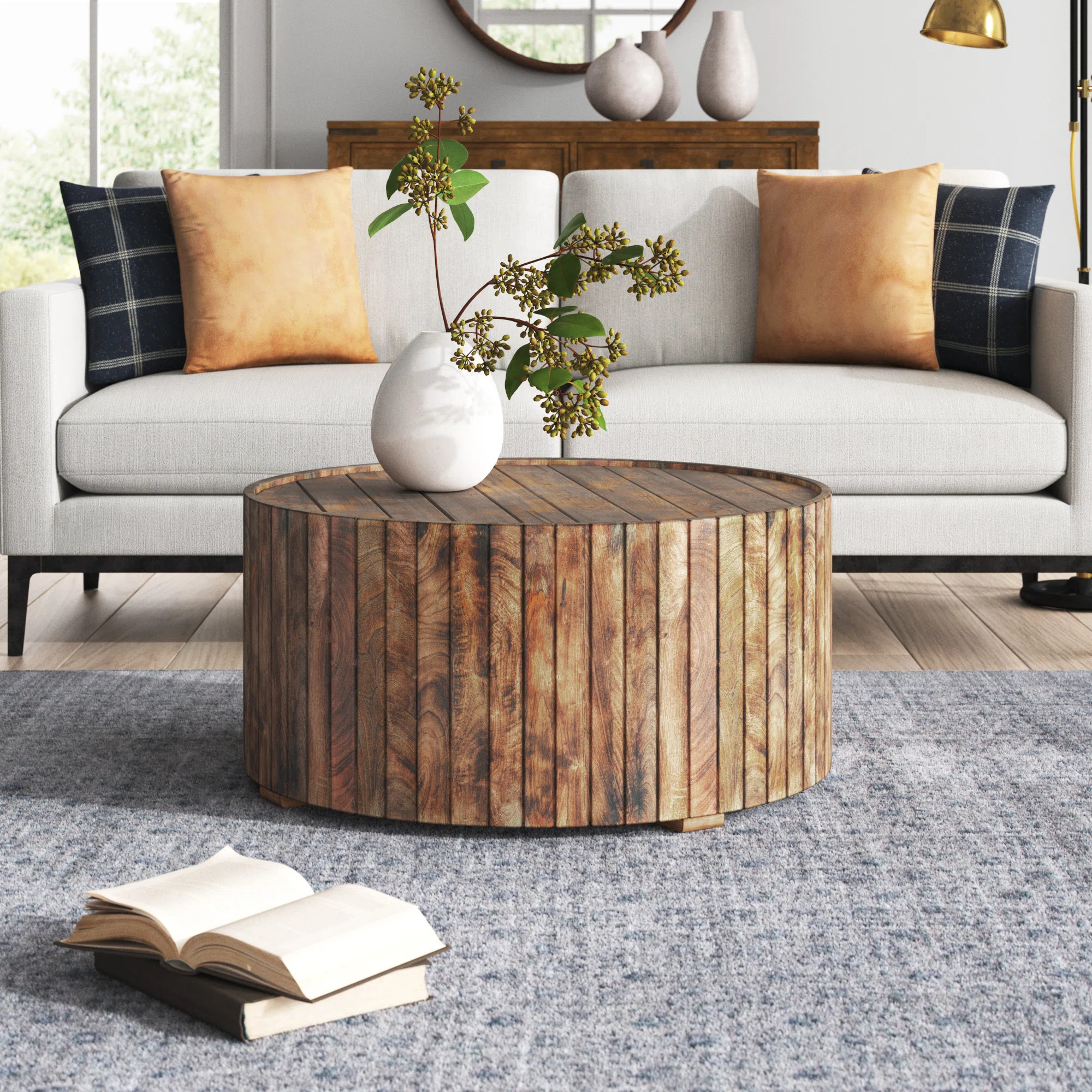 Loon Peak® Isebella Solid wood coffee table & Reviews | Wayfair | Wayfair North America