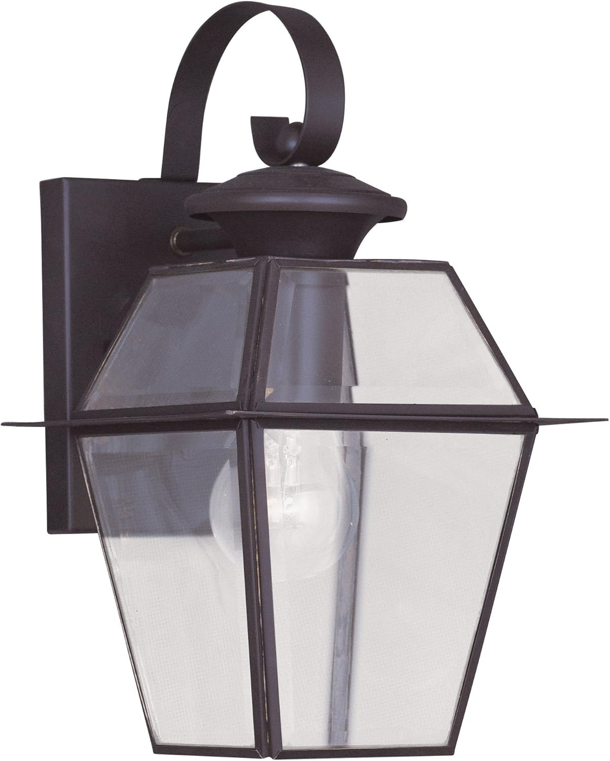 Livex Lighting 2181-07 Westover 1-Light Outdoor Wall Lantern, Bronze | Amazon (US)