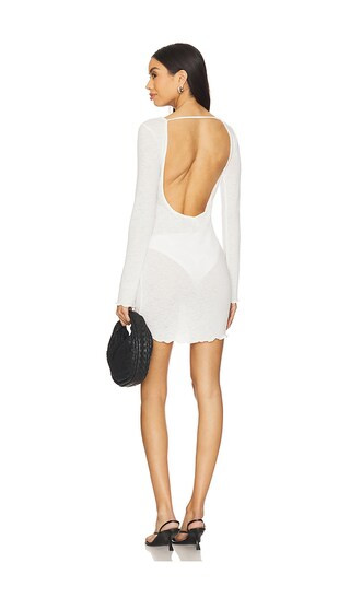 The Lenai Mini Dress in White | Revolve Clothing (Global)
