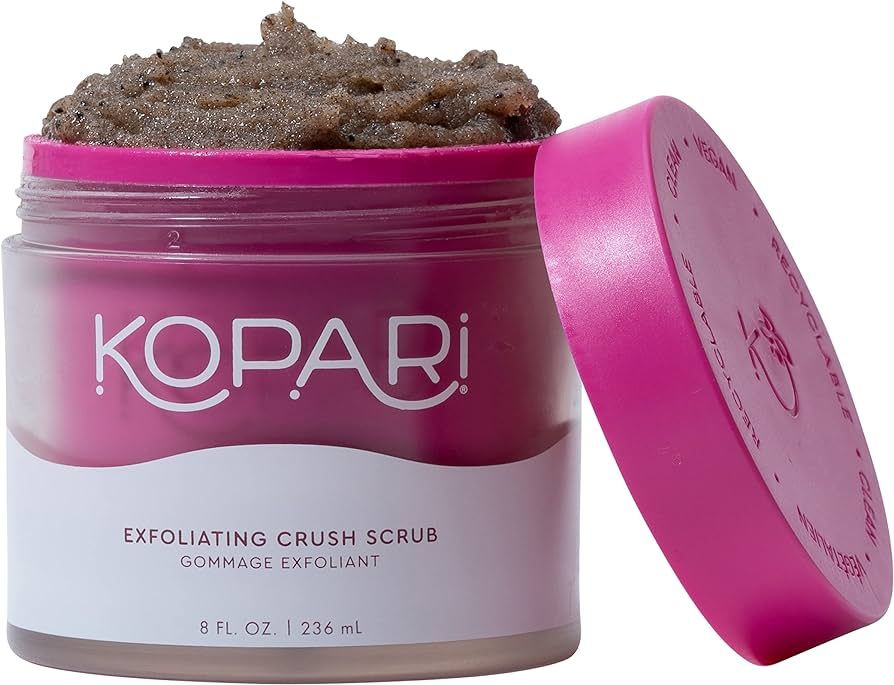 Kopari Coconut Crush Scrub - Brown Sugar Scrub to Exfoliate, Shrink the Appearance of Pores, Help... | Amazon (US)
