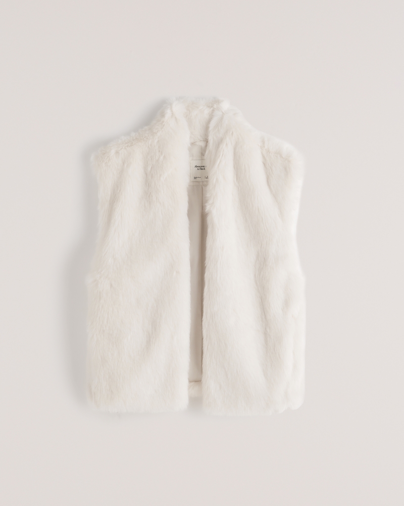 Women's Faux Fur Vest | Women's Coats & Jackets | Abercrombie.com | Abercrombie & Fitch (US)