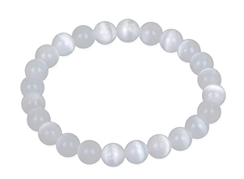 AD Beads Natural Gemstone Round Beads Stretch Bracelet Healing Reiki 8mm | Amazon (US)