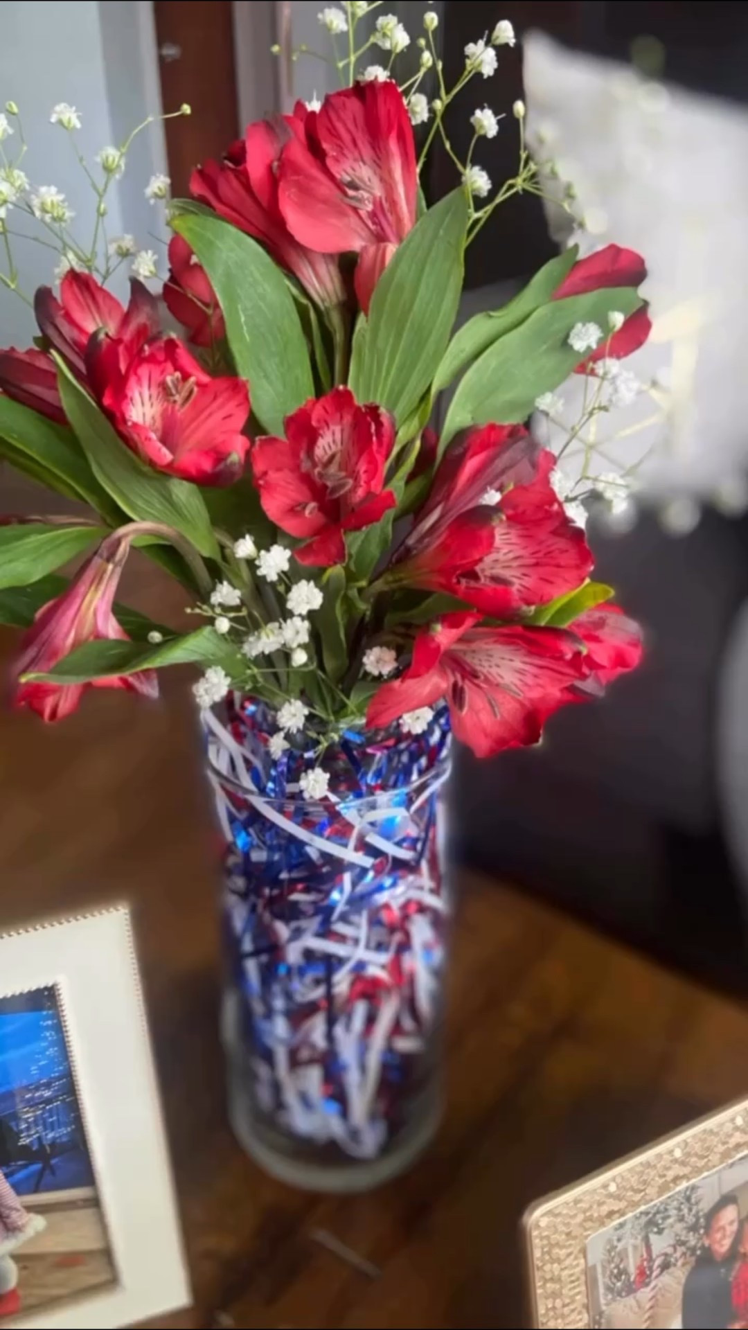 Easy Fourth of July flowers - I have used this same design for Easter with jelly beans between the vases :) 


#tablescape #centerpiece #july4th #watchnow #homedecor #flowers #fourthofjuly 


#LTKParties #LTKSeasonal #LTKHome
