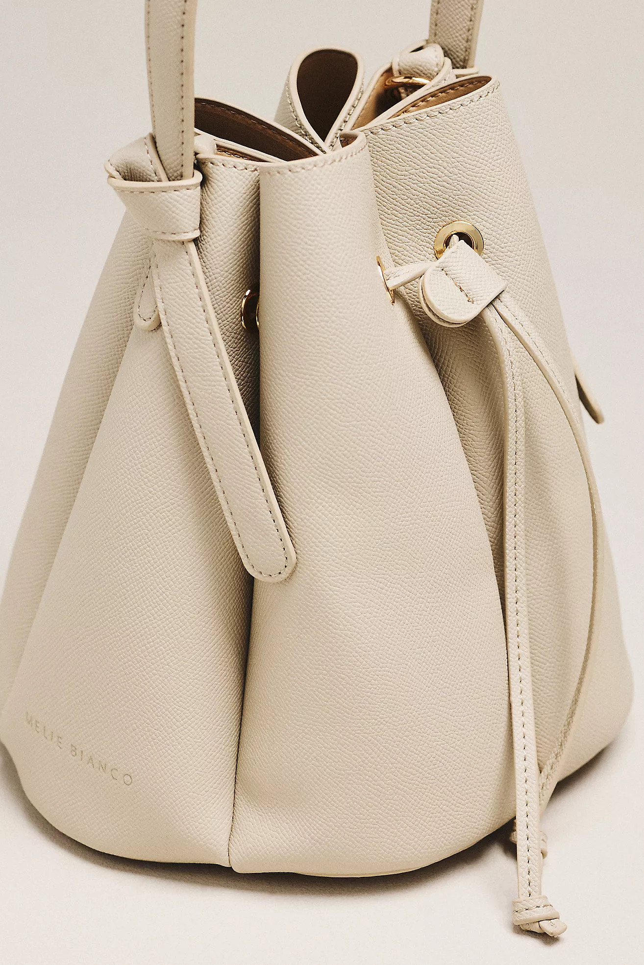 Laguna Cinched Vegan Leather Bucket Bag | Anthropologie (US)