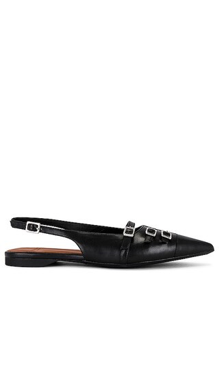 Hermine Sling Back in Black | Revolve Clothing (Global)