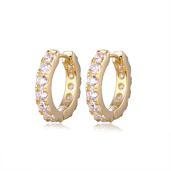 Gold Hoop Earrings, Small Gold Hoop Earring, Dainty Hoop Earrings, Hoop Earrings, Gold Hoops, Ste... | Etsy (US)