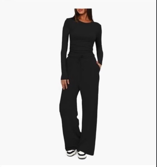 This chic two piece outfit is perfect for your day to night lifestyle #amazonfinds #amazonfashion #sweatsuit 

#LTKootd #LTKSaleAlert #LTKOver40