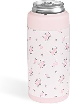 HydroJug Tall Can Cooler 16 oz, Stainless Steel Can Holder, Wildrose | Amazon (US)