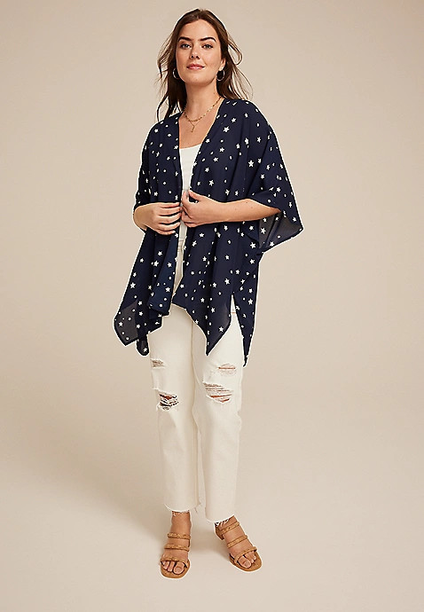 Americana Star Kimono | Maurices