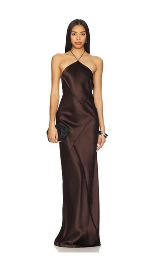 retrofete Sylvia Dress in Chocolate. - size XL | Revolve Clothing (Global)