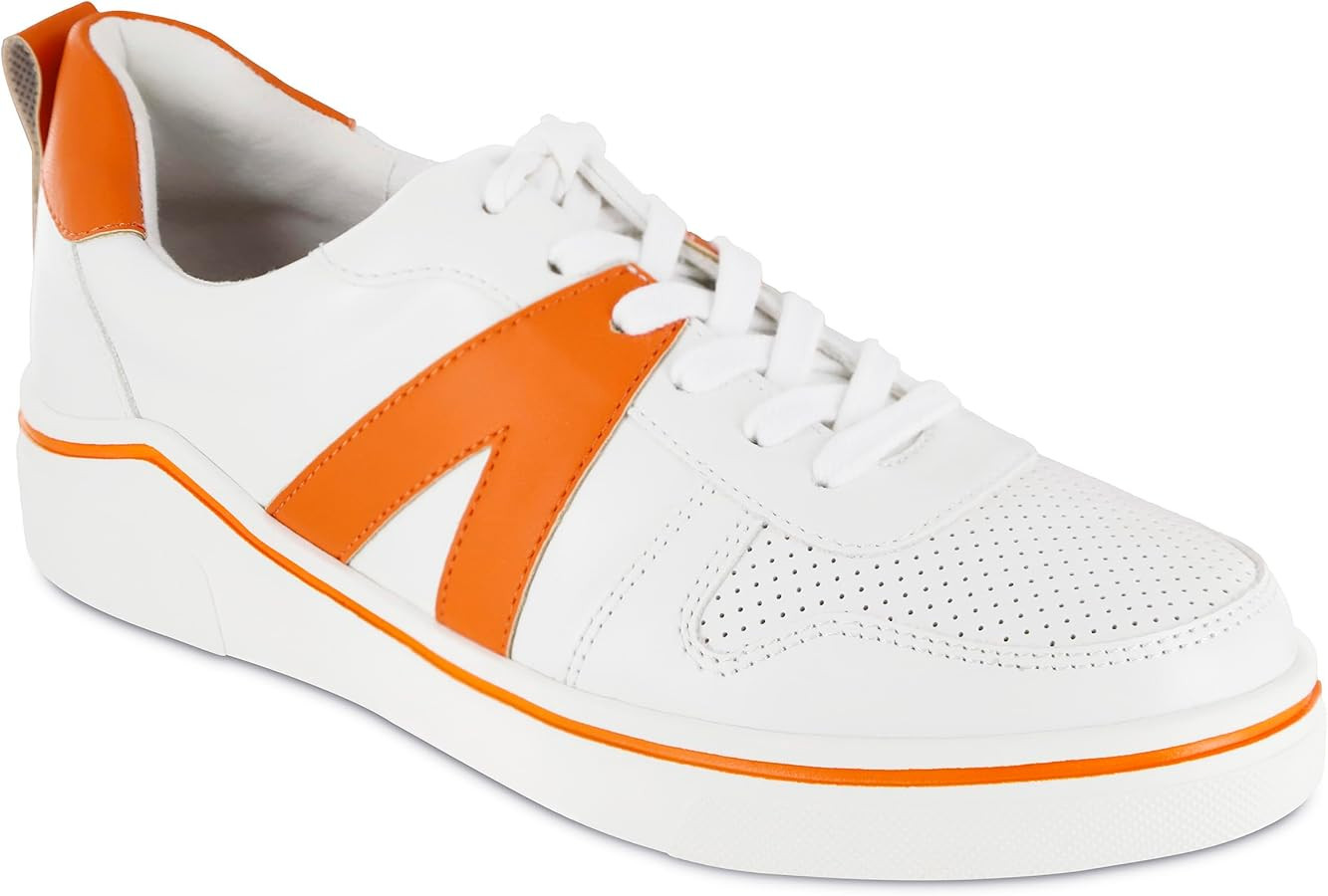 MIA Alta Lace Up Vegan-Leather Sneakers for Women, Casual Fashion Athletic Shoes | Amazon (US)