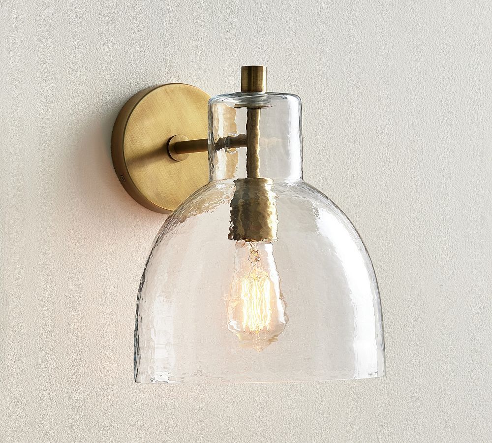 Bridget Recycled Glass Sconce | Pottery Barn (US)