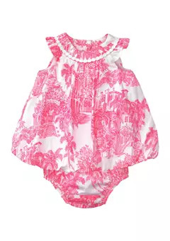 Lilly Pulitzer® Baby Girls Paloma Printed Dress with Bloomer | Belk