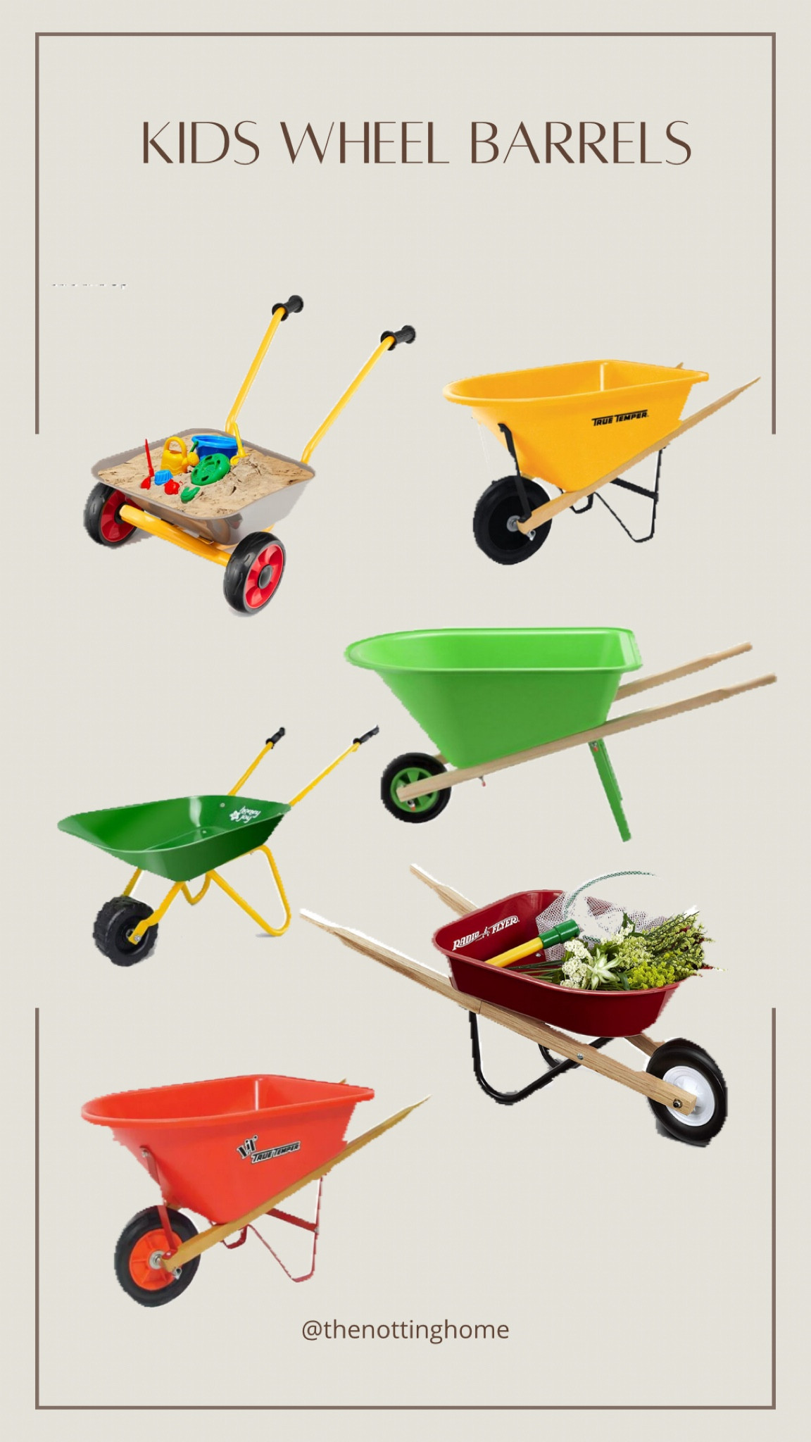 Radio flyer hot sale kids wheelbarrow