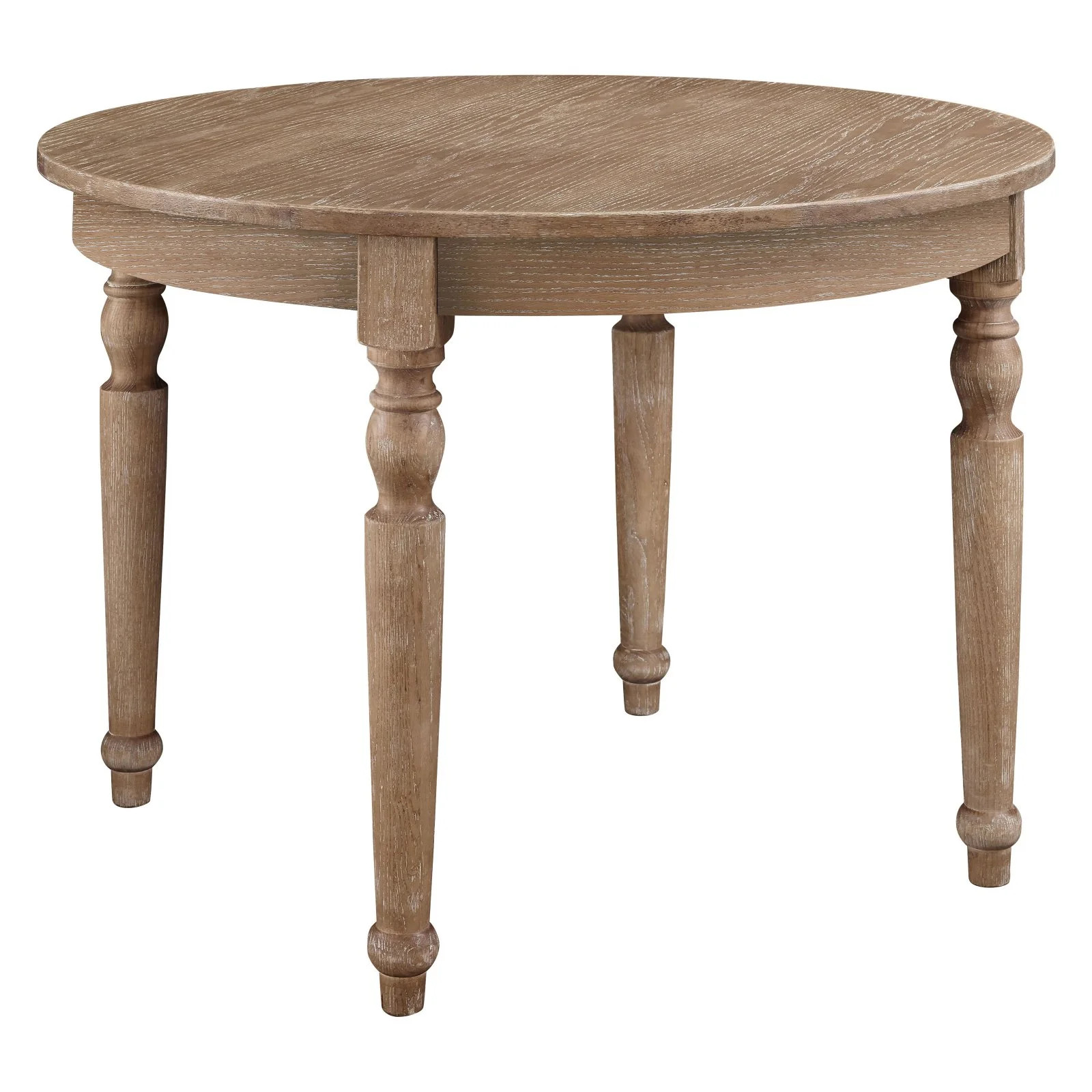 Linon Belfort Round Table, Dark Natural Brown, 30 inches Tall - Walmart.com | Walmart (US)