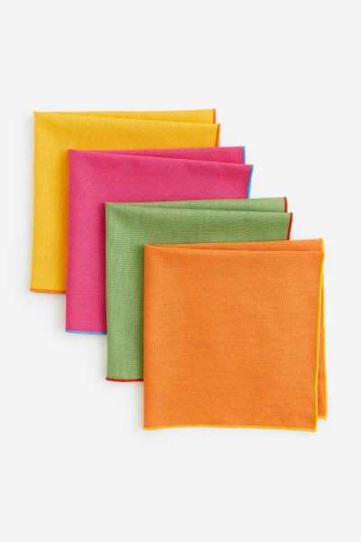 4-pack Cotton-blend Napkins | H&M (US + CA)