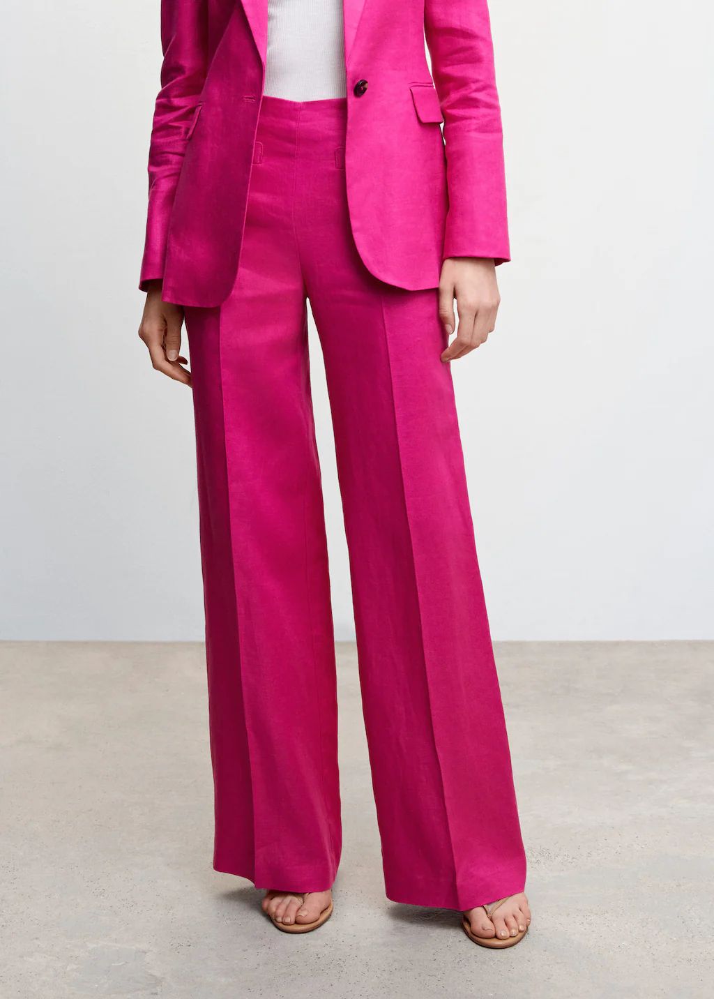 Linen suit trousers | MANGO (US)