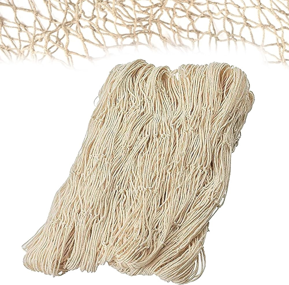 Fish Net Decorative, Fishnet for Party Decorations, 14 ft x 4 ft - Fish Netting Decor for Mermaid... | Amazon (US)
