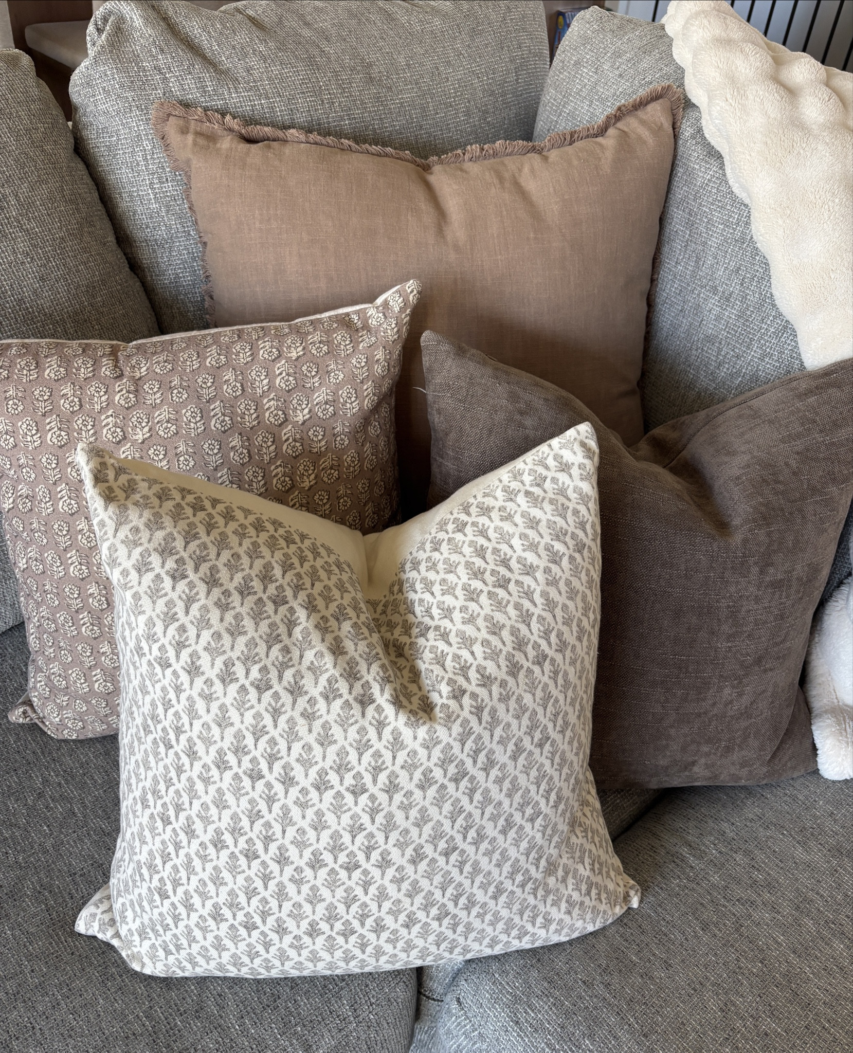 Such a sucker for warm + cozy throw pillow covers🤌🏼🤎

#LTKHome