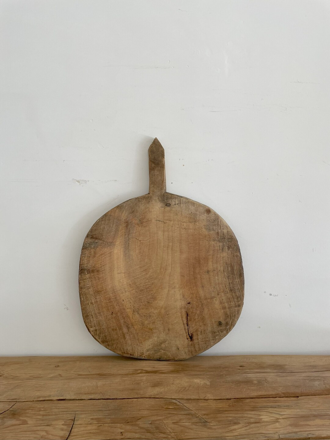 Vintage Bread Board 19.5" Tall - Round Turkish Bread Board - Antique Charcuterie Board - Primitiv... | Etsy (US)