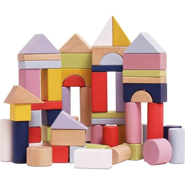 Building Blocks & Bag,  60 pieces | Maisonette