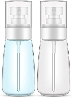 Spray Bottle Travel Size, Yamyone 2Pcs 60ml/2oz Fine Mist Hairspray Bottle for Essential Oils, Em... | Amazon (US)