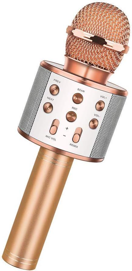 Wireless Bluetooth Karaoke Microphone,3 in 1 Portable Handheld Karaoke Mic Speaker Machine,Karaok... | Amazon (US)
